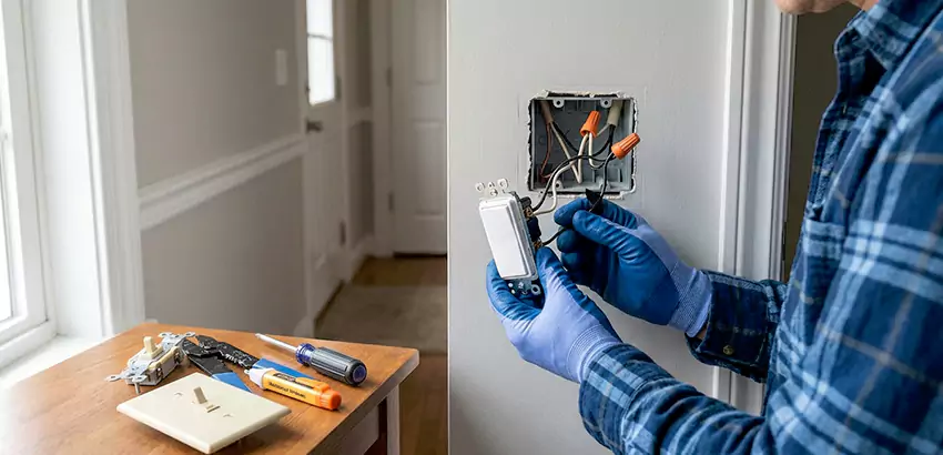 Motion Sensor Light Switch Replacement in Reynoldsburg