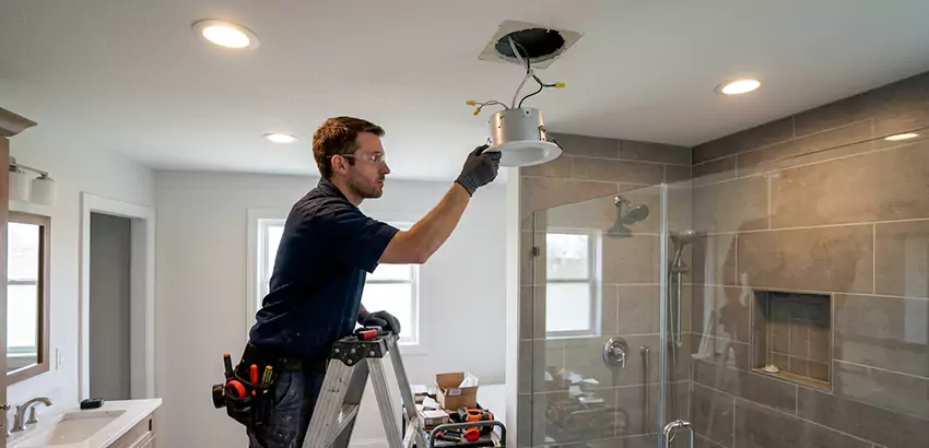 Bathroom and Shower Recessed Lighting Installation in Reynoldsburg